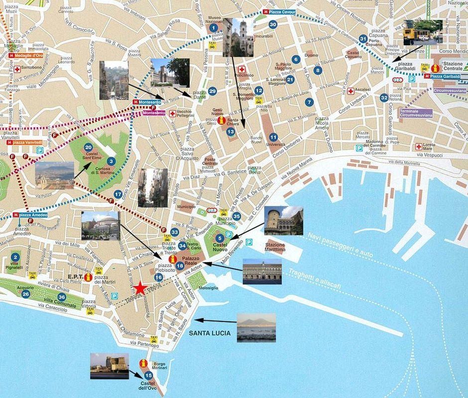 איטליה נאפולי cruise port מפה